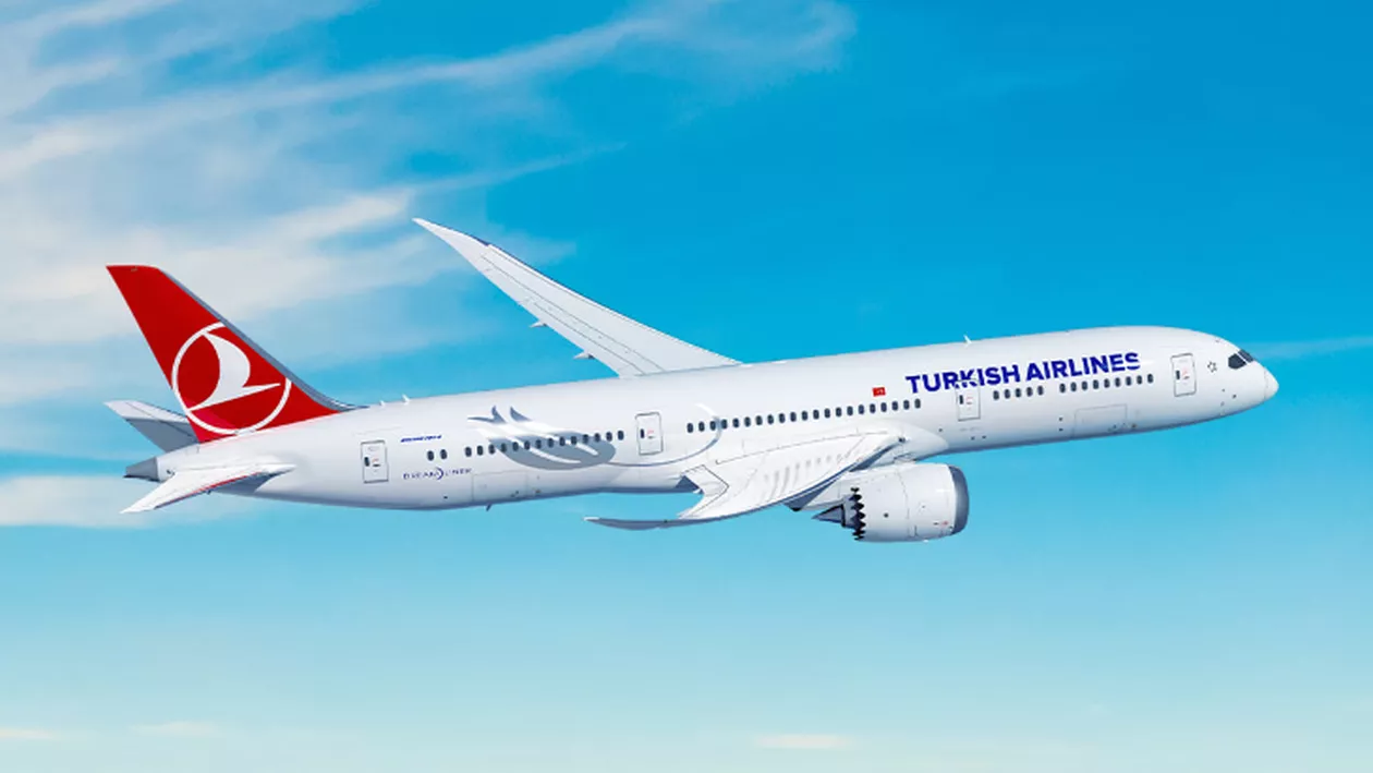 Alertă cu bombă într-un avion Turkish Airlines. Aeronava a aterizat de urgență la București