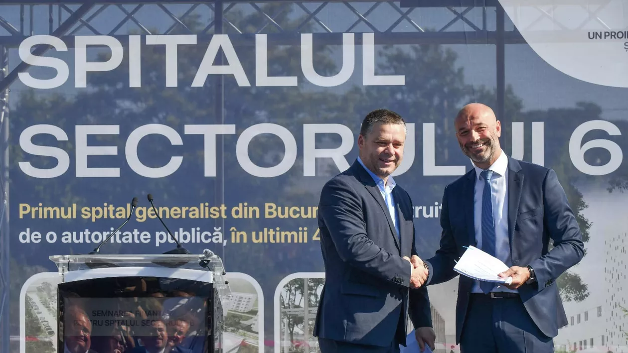 Finanțare record primită pentru Spitalul Sectorului 6:  75 de milioane de euro, de la Banca de Dezvoltare a Consiliului Europei