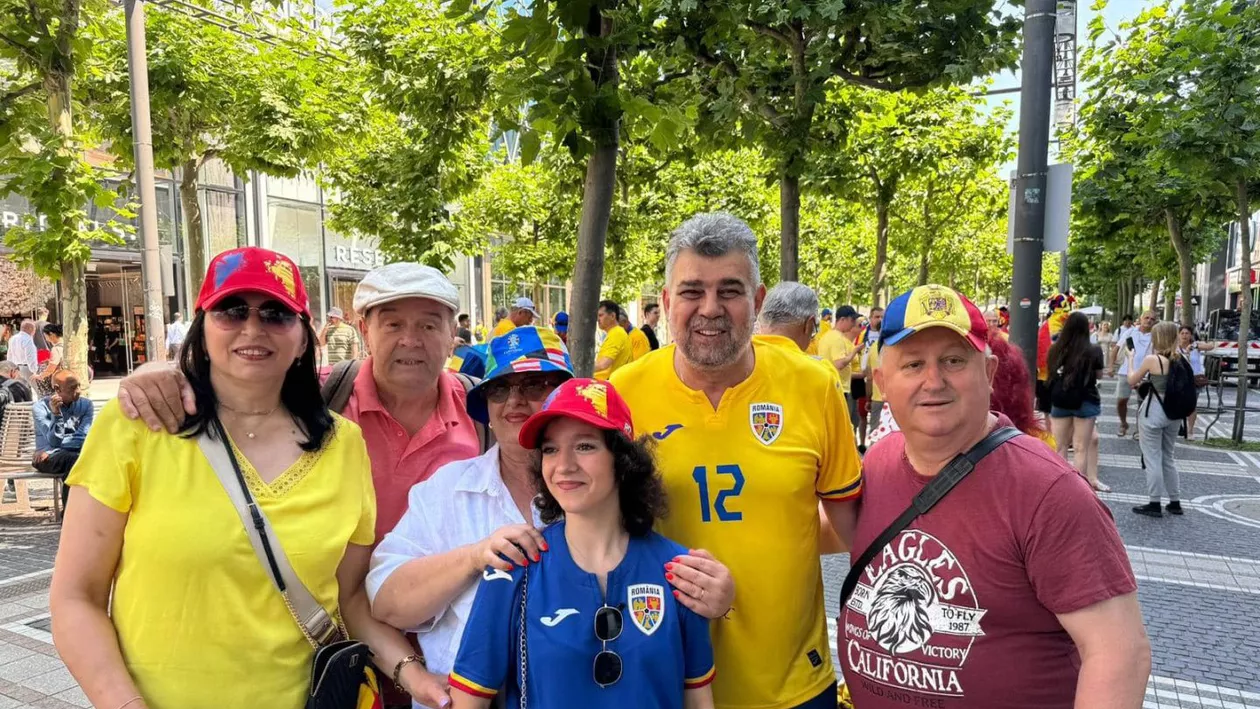 EURO 2024. Ciolacu, din nou la meciul României: „Succes, băieți! Astăzi ne calificăm!” (FOTO)