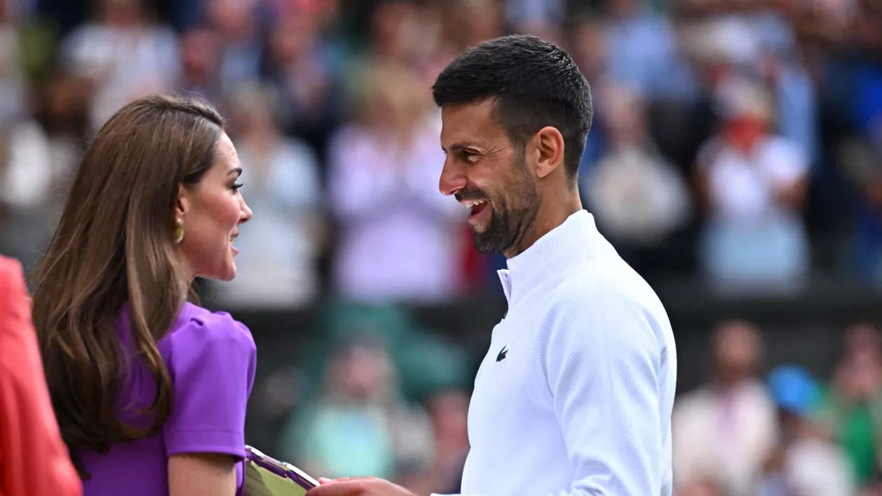 Ce i-a spus Novak Djokovic lui Kate Middleton în timpul întâlnirii de la Wimbledon. S-a aflat ce complimente i-a făcut sârbul Prințesei de Wales (FOTO)