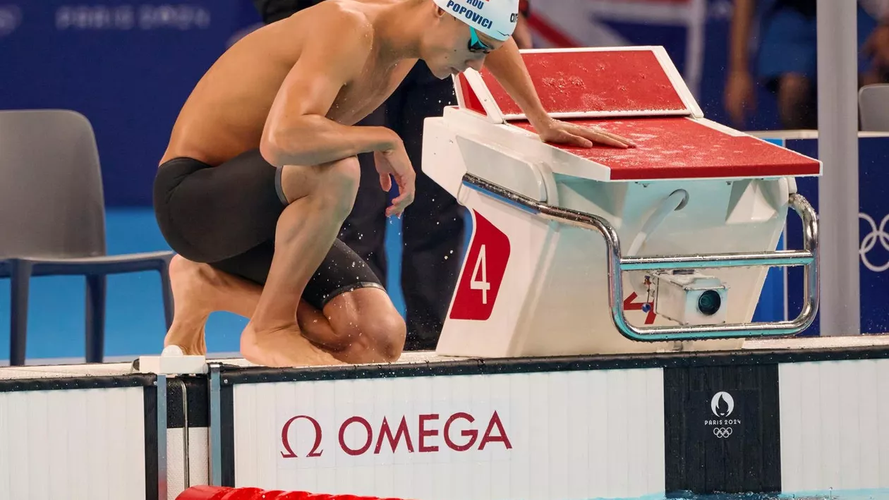 Câți bani încasează David Popovici după ce a cucerit medalia de AUR la JO 2024