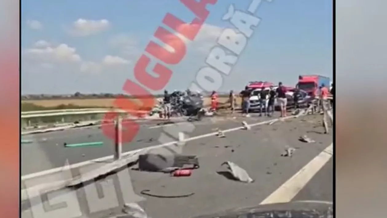 Un consul maghiar a murit într-un accident pe A1, între Timișoara și Lugoj. Mașina sa a fost lovită de un camion (VIDEO)