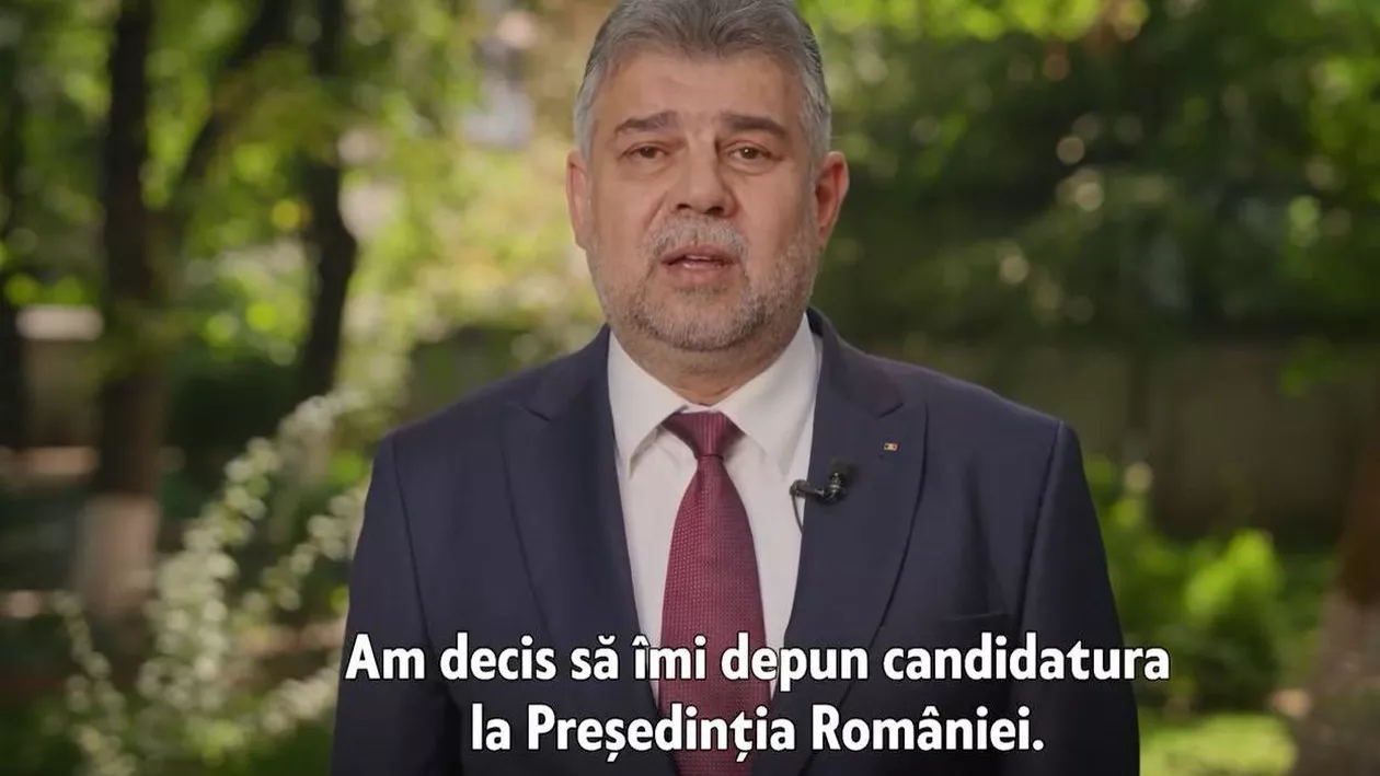 Ciolacu a anunțat oficial că va candida la prezidențiale: „Vreau să le asigur tuturor românilor un viitor în care să existe speranța unei vieți mai bune, în bunăstare și pace” (VIDEO)