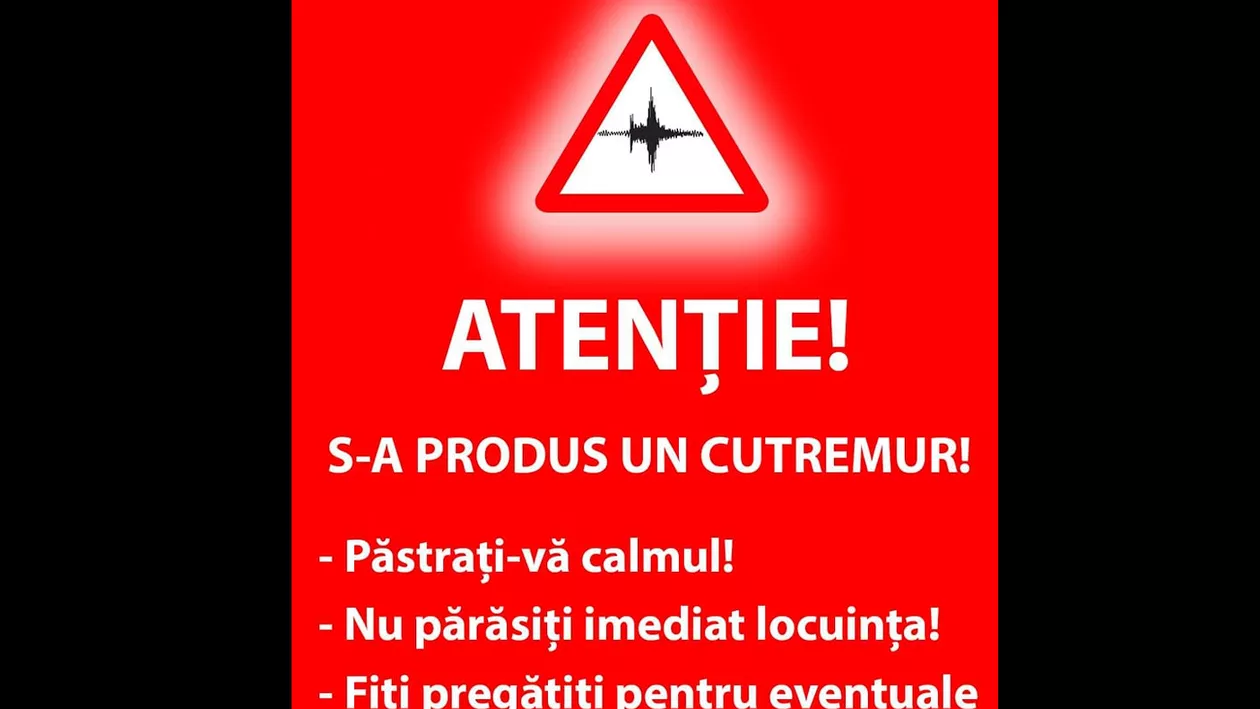 ISU, precizări de ultim moment după ce un seism puternic s-a produs luni: Păstrați-vă calmul, pot urma replici ale cutremurului