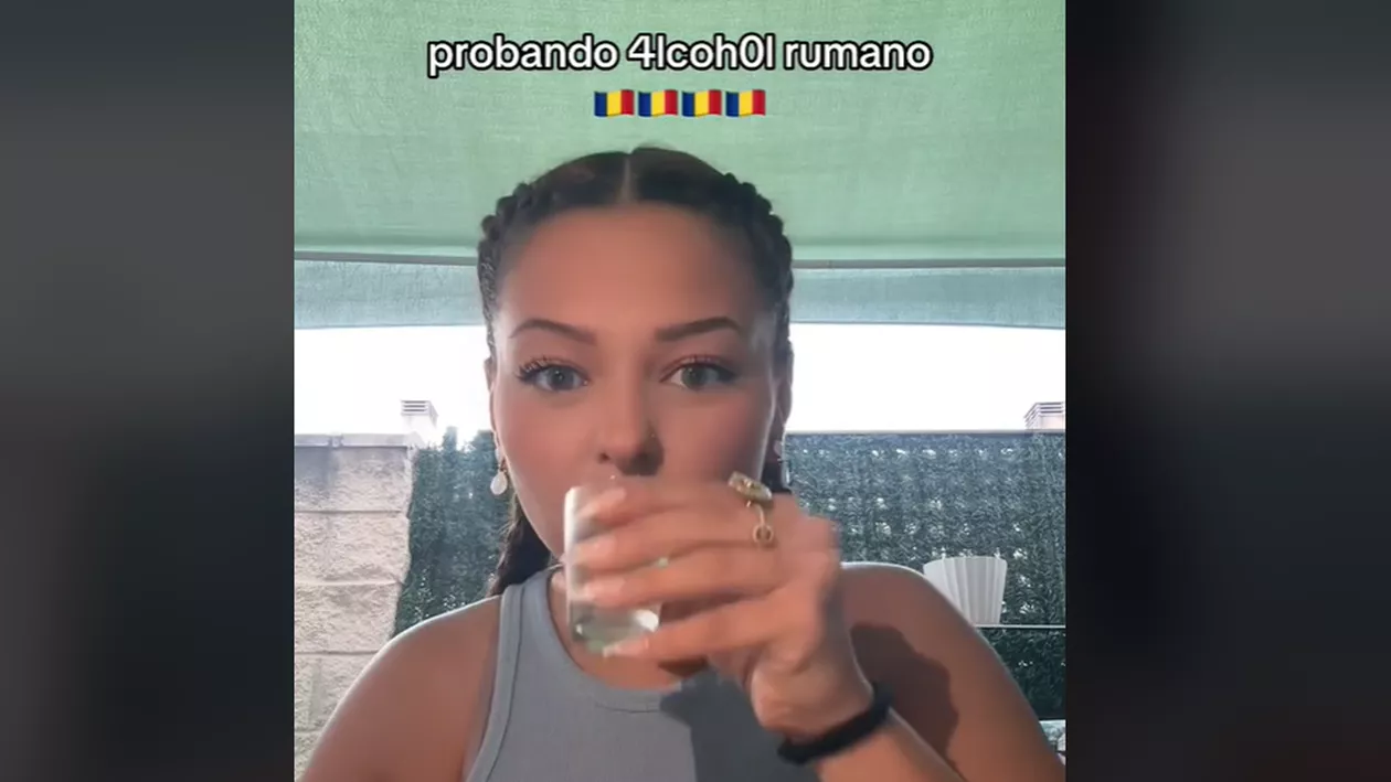 Reacția unei turiste spaniole care a încercat o băutura tradițională. „E foarte bună (VIDEO)