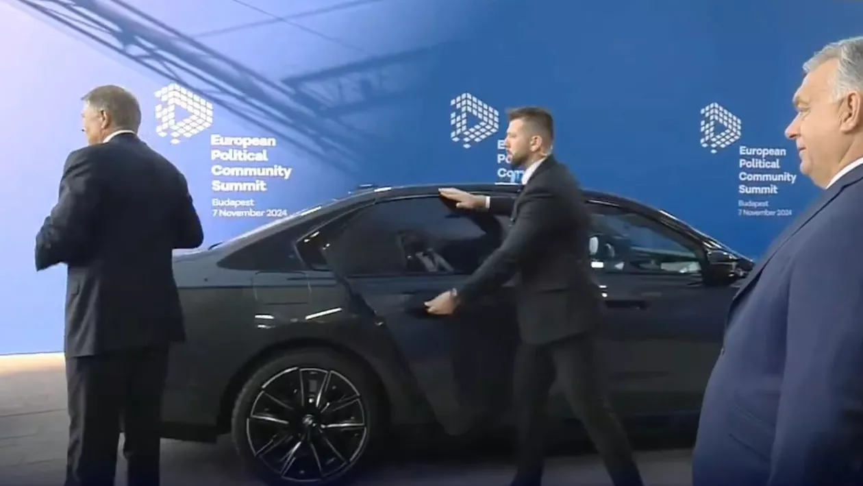 Klaus Iohannis i-a întors spatele lui Viktor Orban, la Budapesta. Reacția premierului ungar (VIDEO)