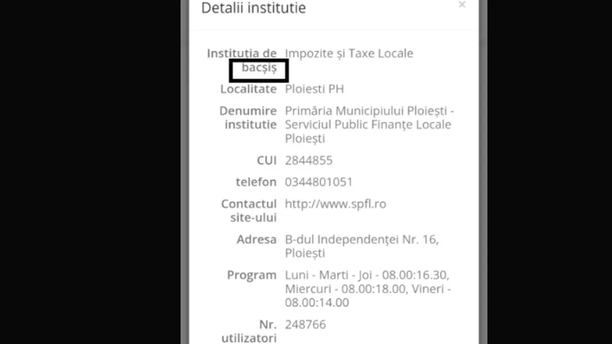 Platforma Ghișeul.ro cere bacșiș? Iată ce i-a apărut unui bărbat pe ecran atunci când a vrut să-și plătească taxele și impozitele