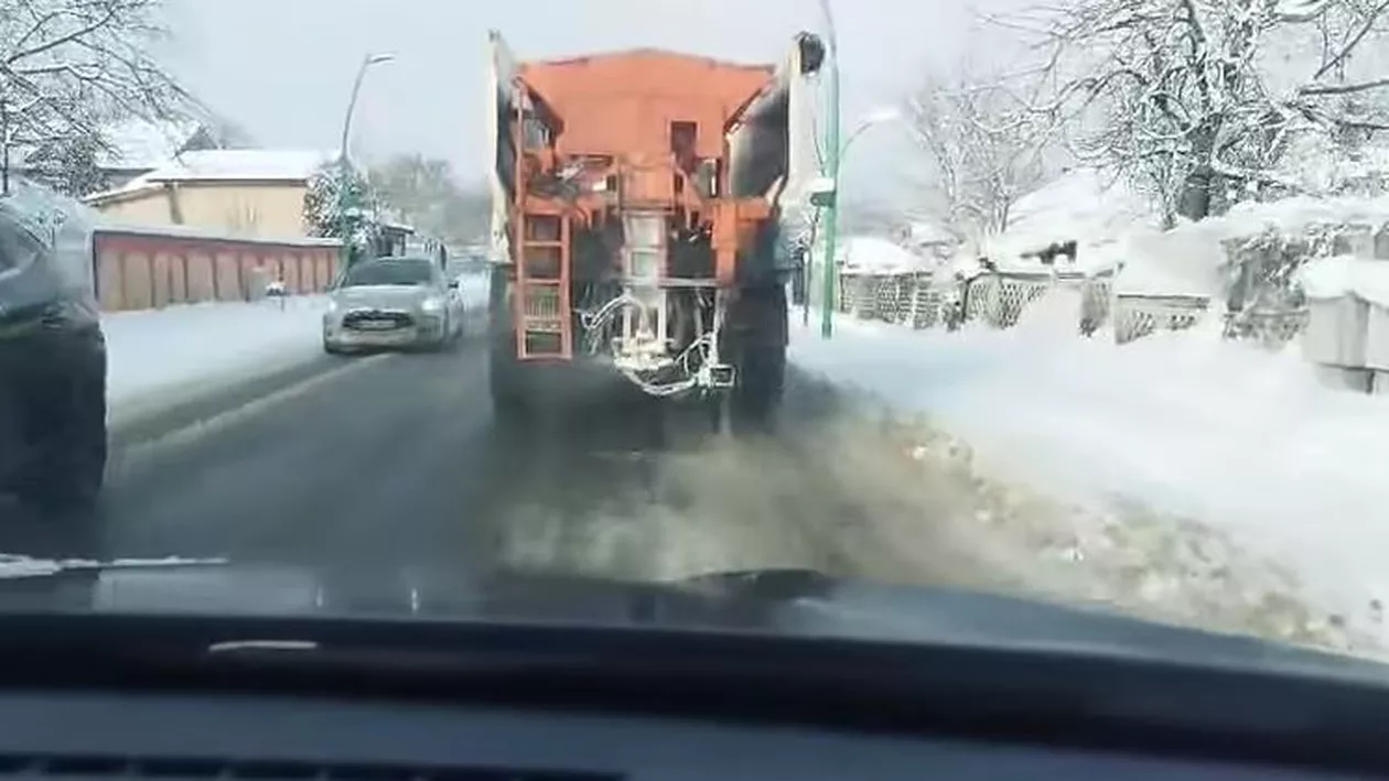 Situația Drumurilor Județene din Ilfov, după aproape 12 ore, fără oprire, de intervenții în teren (VIDEO)