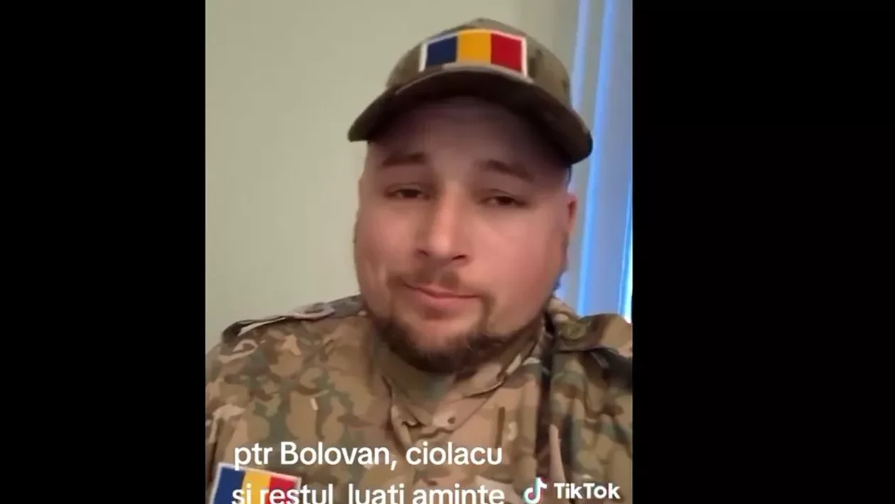 Revoltă pe TikTok după ce un român îmbrăcat cu o uniformă falsă de militar instigă la folosirea armelor