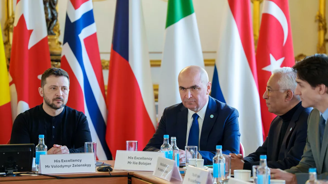 Ilie Bolojan, lângă Volodimir Zelenski la summitul pentru securitatea Europei