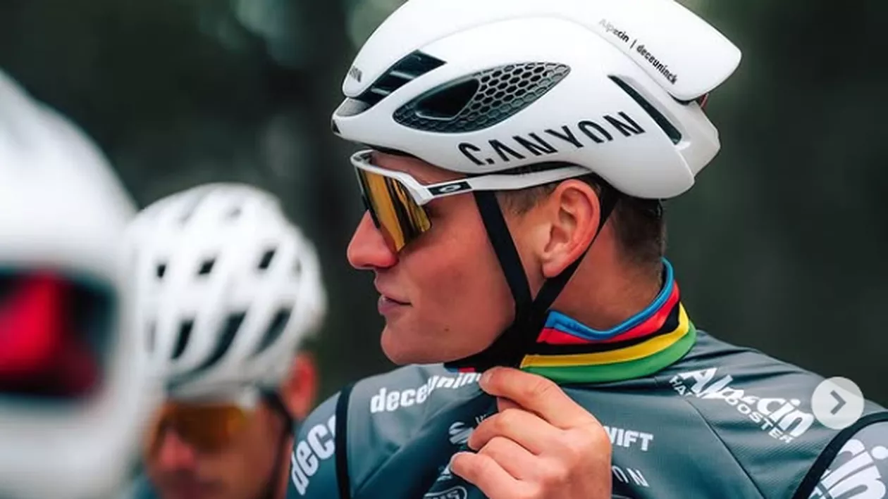 Scandal în ciclism: Mathieu van der Poel atacat cu un bidon în timpul Paris-Roubaix