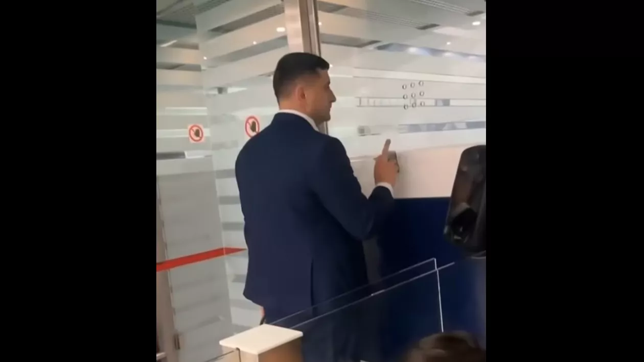 „N-am timp, mă!” / „Hai, mă, că eu sunt așteptat!”. O angajată rupe tăcerea. Ce a făcut George Simion în aeroport. Un alt pasager l-a și filmat (VIDEO)