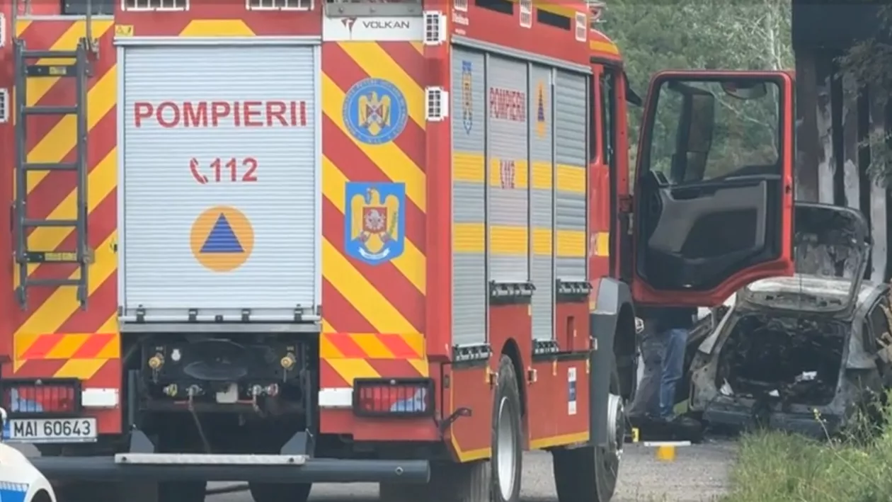 Andrei a fost găsit carbonizat. Autoturismul său a luat foc. Accidentul misterios de pe DN1 ridică multe semne de întrebare