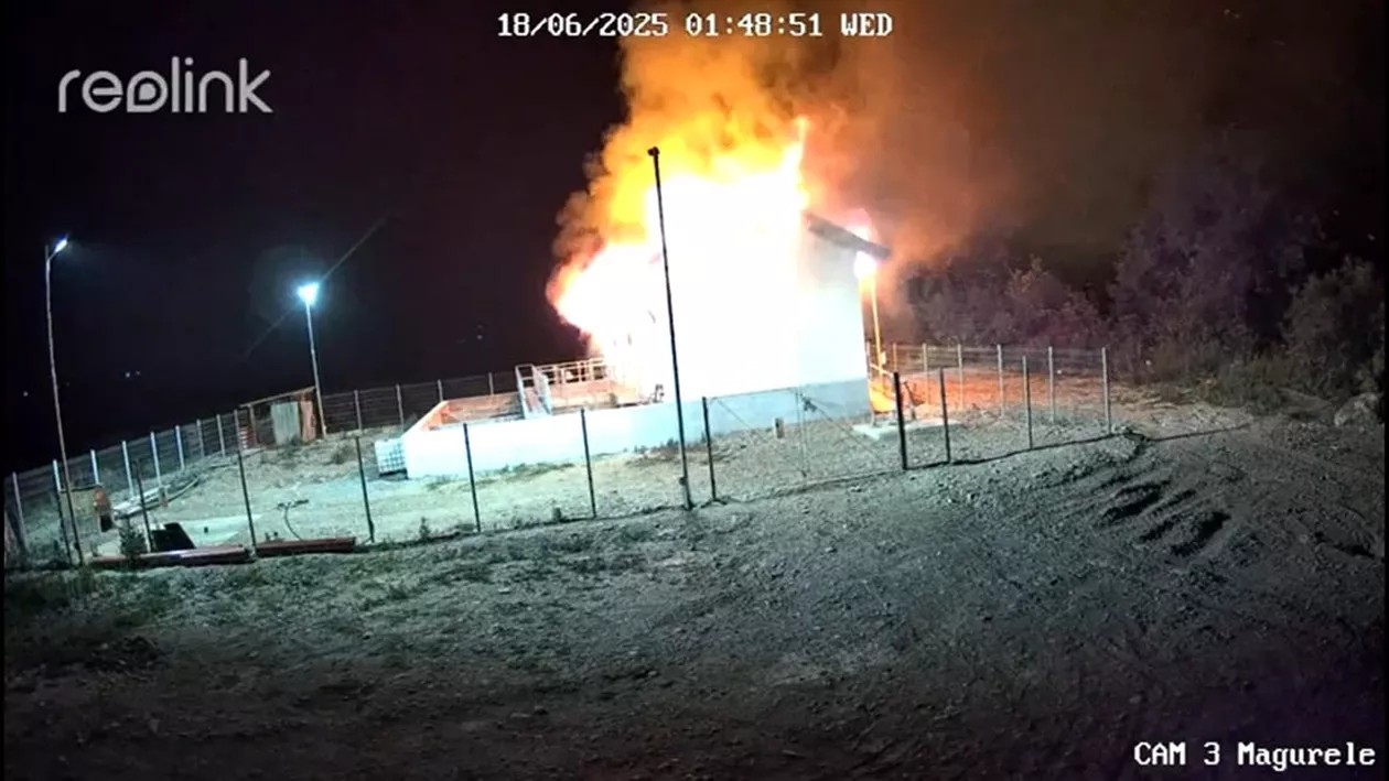 Un bărbat cu probleme psihice a dat foc stației de epurare din Măgurele. La cât se ridică pagubele (FOTO)