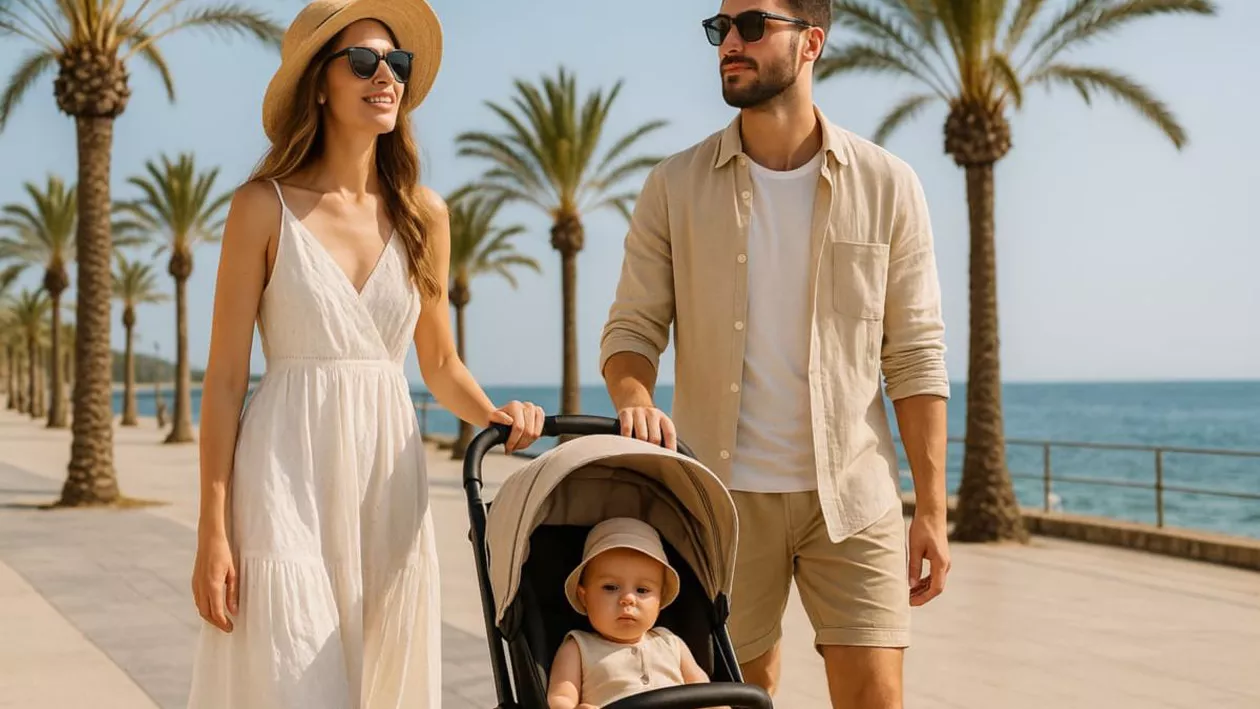 Prima vacanță al lui bebe merită un cărucior de Insta-story