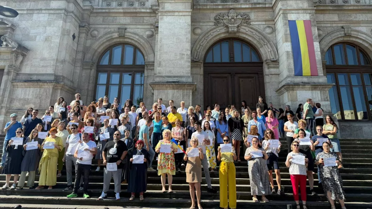 Mai mulți bugetari ieșiți la proteste și-au dezvăluit salariile. „Mă voi întoarce în privat, că nu am soluții”