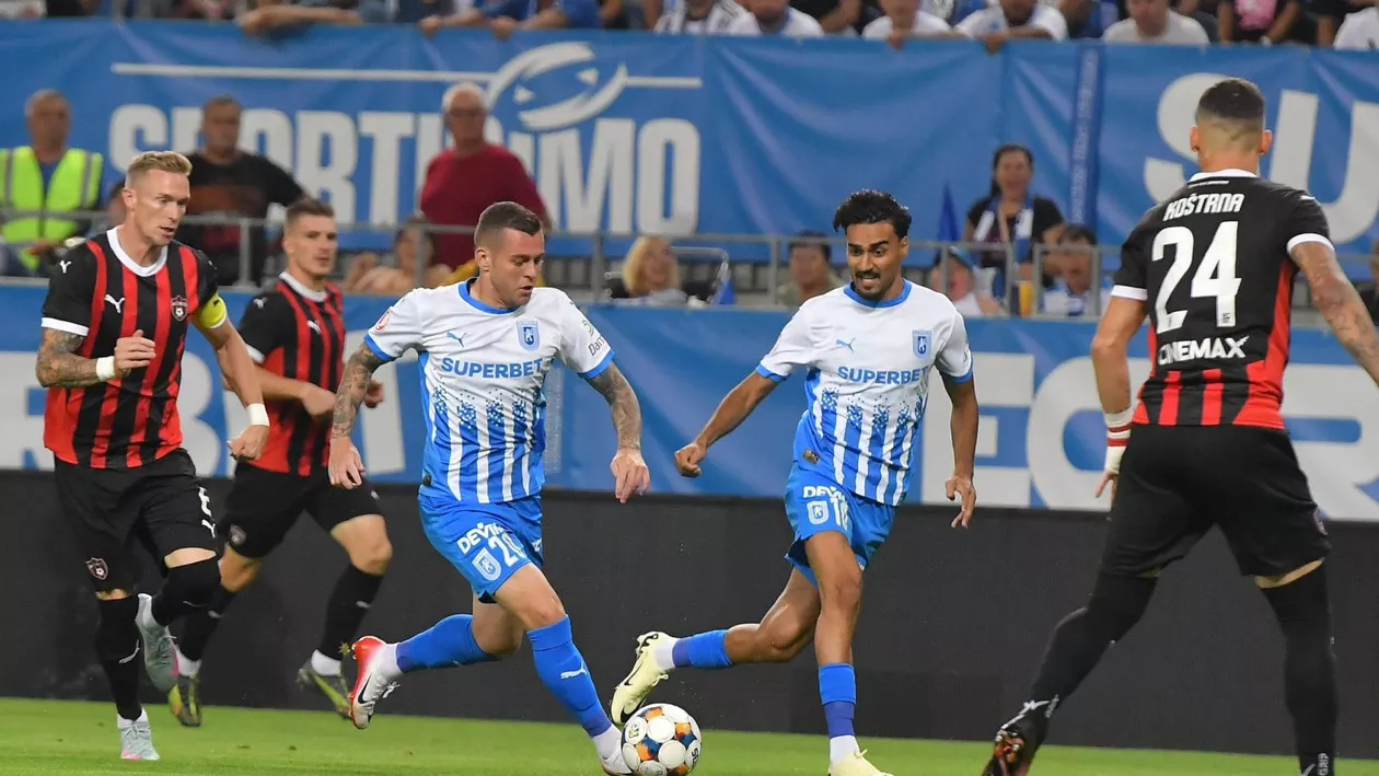 Spectacol total în Bănie! Universitatea Craiova zdrobește Spartak Trnava cu 3-0 și face un pas mare spre calificare