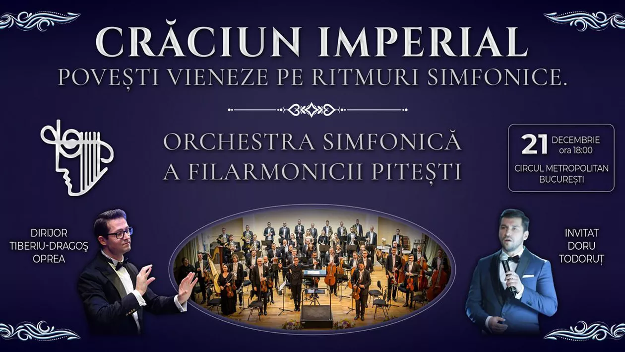 Concert Crăciun Imperial – O seară vieneză strălucitoare, pe 21 decembrie, la Circul Metropolitan București