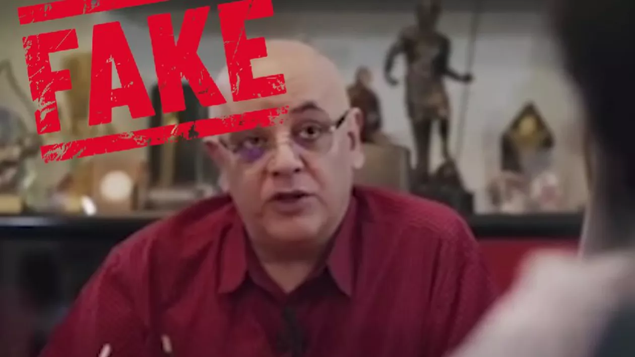 DSU trage un semnal de alarmă! Videoclip deepfake cu Raed Arafat, folosit într-o tentativă de fraudă online: „Sănătatea nu se vindecă cu miracole online” (VIDEO)