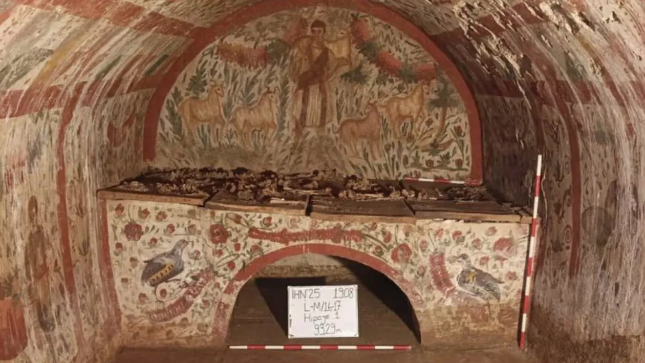 Descoperire arheologică la Niceea: frescă rară cu Iisus, datată din secolul al III-lea
