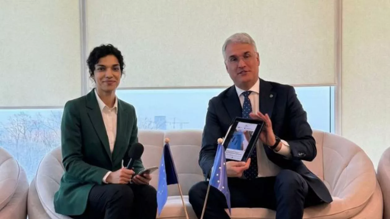 Cum explică ministrul Pîslaru „întâlnirea” cu „doamna Lolita”, artista AI. Motivul serios din spatele postării amuzante (VIDEO, FOTO)