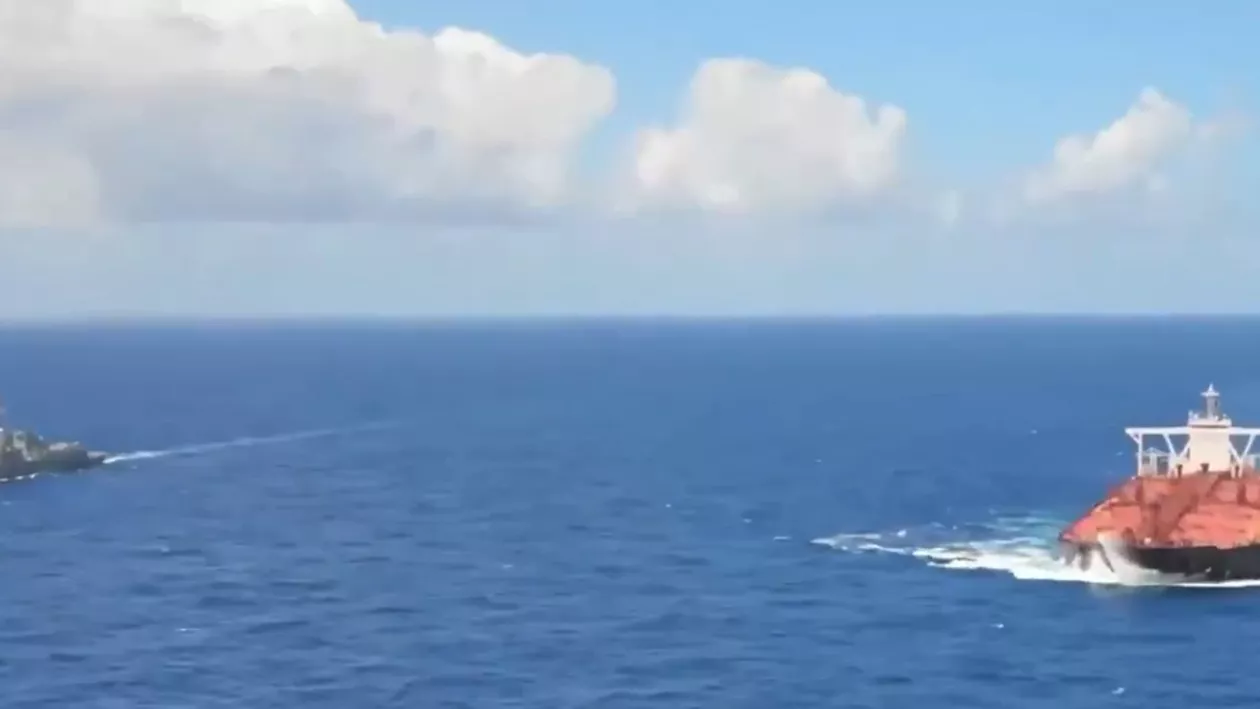 Petrolier sechestrat de Statele Unite în Oceanul Indian. Vasul naviga sub pavilion panamez