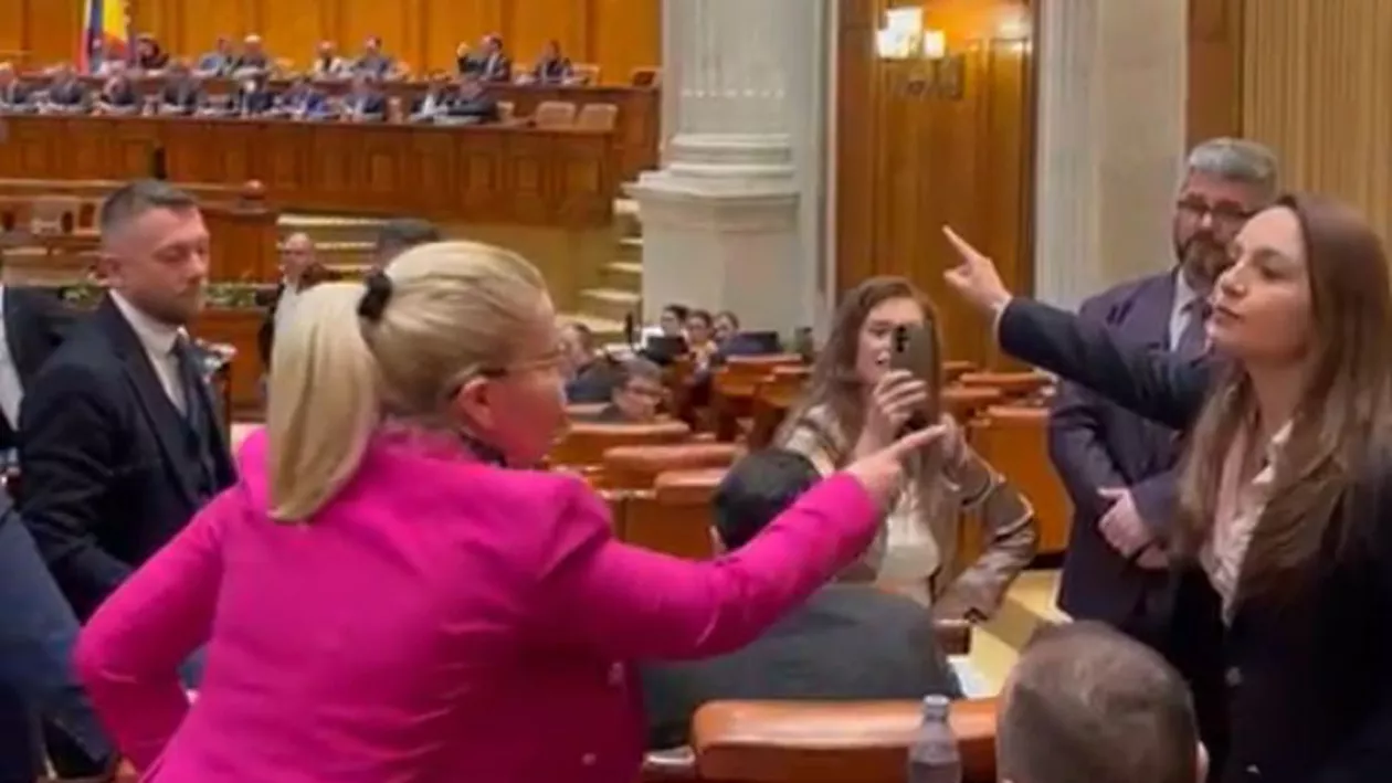 Anamaria Gavrilă zbiară la o colegă de partid în plenul Parlamentului: „Stai în banca ta!”