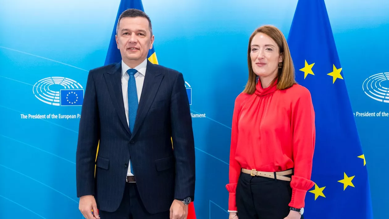 Roberta Metsola, după discuția cu Sorin Grindeanu. Ce i-a spus președinta Parlamentului European liderului PSD: Am subliniat necesitatea stabilității