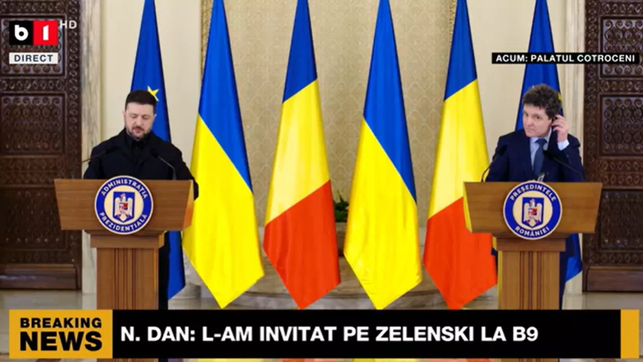 S-a terminat întâlnirea dintre Zelenski și Nicușor Dan. Ce parteneriat au semnat cei doi (VIDEO)