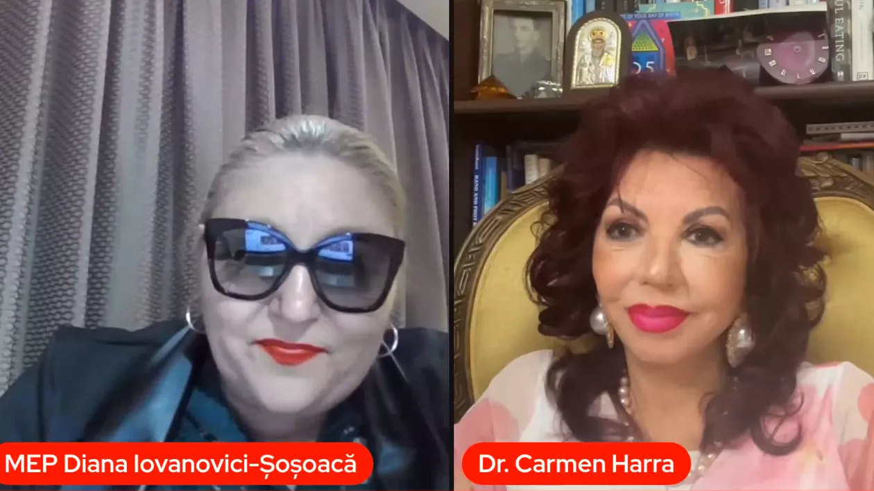 Diana Șoșoacă și Carmen Harra, dialog halucinant: România a trimis soldați în Ucraina. Iranul va lovi Kogălniceanu și Deveselu