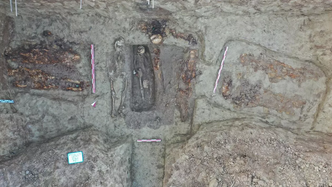 Descoperire arheologică spectaculoasă pe șantierul Spitalului Municipal Constanța. Ce vestigii din perioada romană au fost găsite (FOTO)