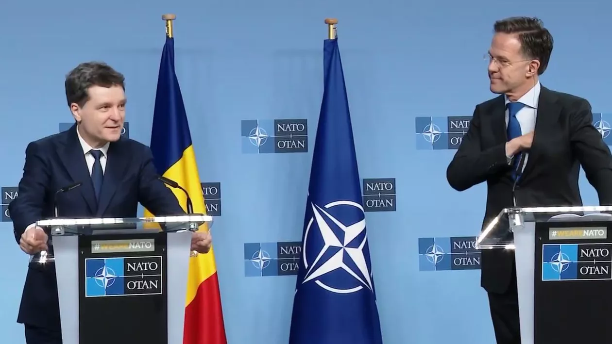 Nicușor Dan, în conferință cu Rutte: România e o țară sigură. Găzduim echipamente SUA, că asta înseamnă să fim aliați. Rutte va veni în mai la București / Rutte: NATO se poate baza pe România și România se poate baza pe NATO (VIDEO)