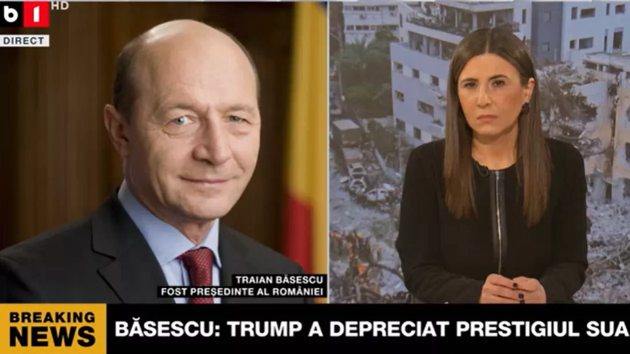 EXCLUSIV: Discurs dur al lui Traian Băsescu la adresa lui Donald Trump. Ce spune fostul președinte despre acțiunile liedrului de la Casa Albă (VIDEO)