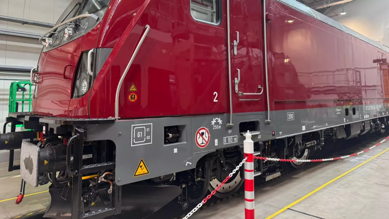 Prima locomotivă electrică de mare viteză ajunge în România. Ce rute vor fi deservite de noile trenuri moderne