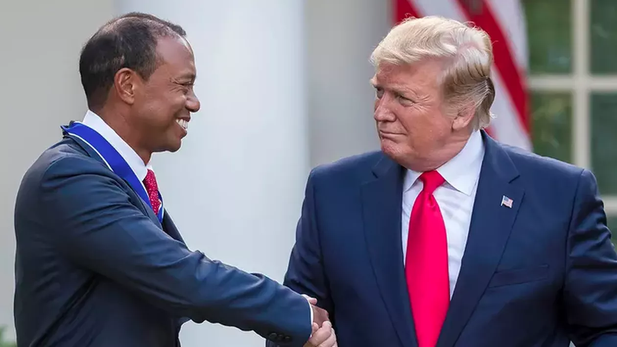 Tiger Woods, surprins de camerele poliției după accident. Campionul l-a sunat Donald Trump (VIDEO)