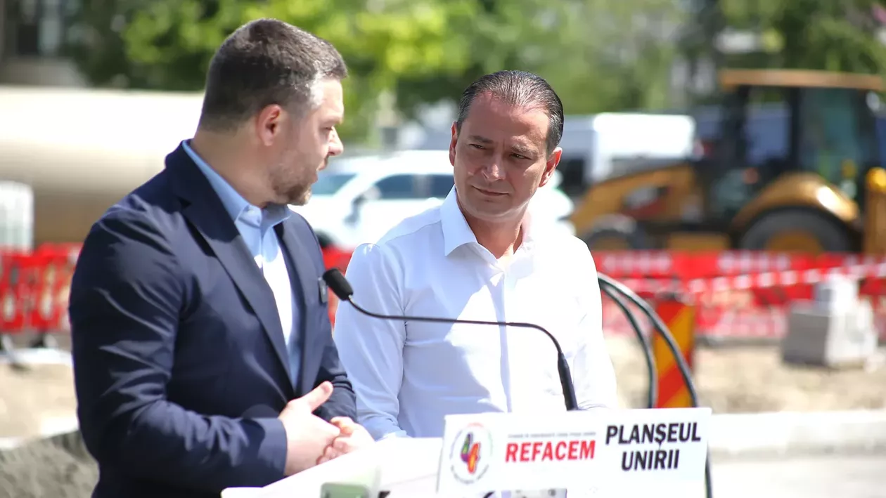 Lucrările la Planșeul Unirii au depășit 60% din întregul proiect. Ce mesaj politic au transmis împreună Daniel Băluță și Ciprian Ciucu