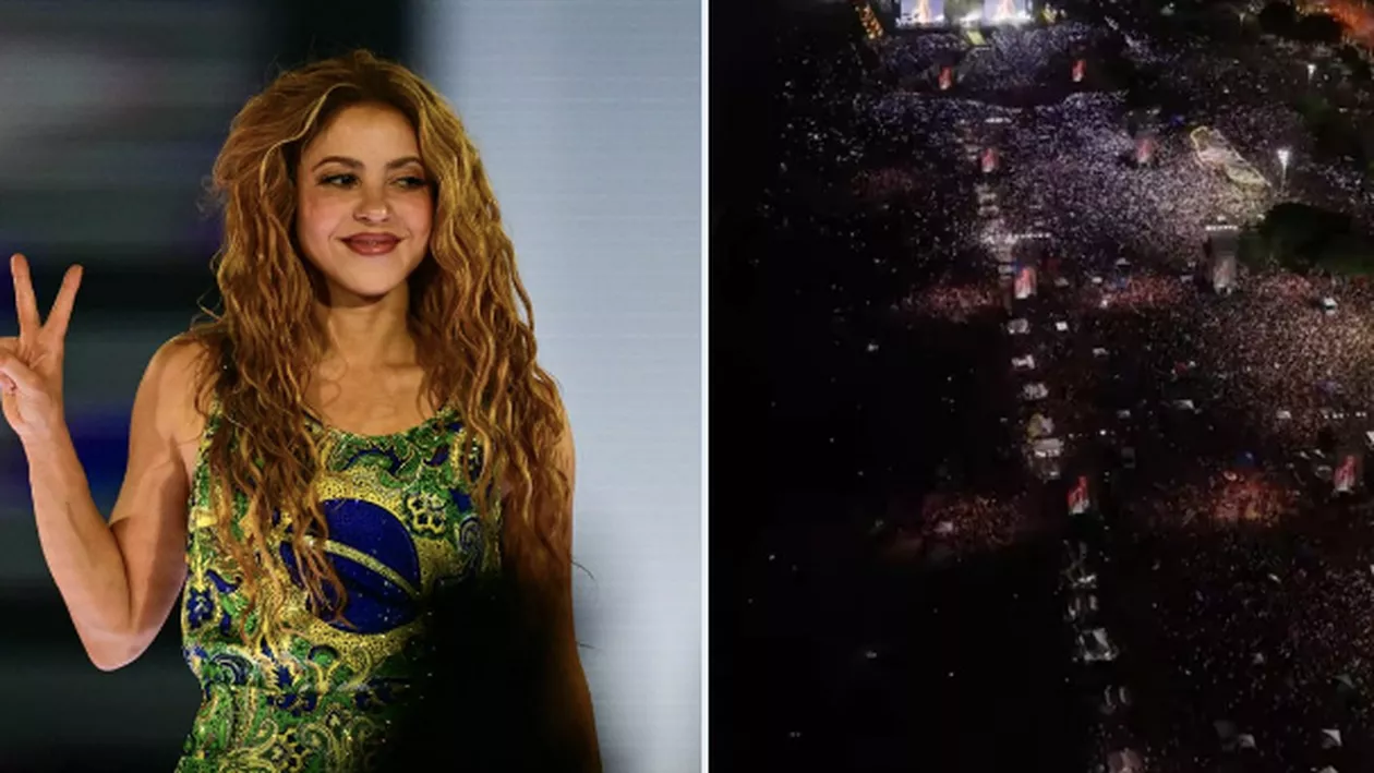 (VIDEO) Shakira a cucerit Brazilia. Două milioane de fani au venit să o vadă pe regina muzicii latino