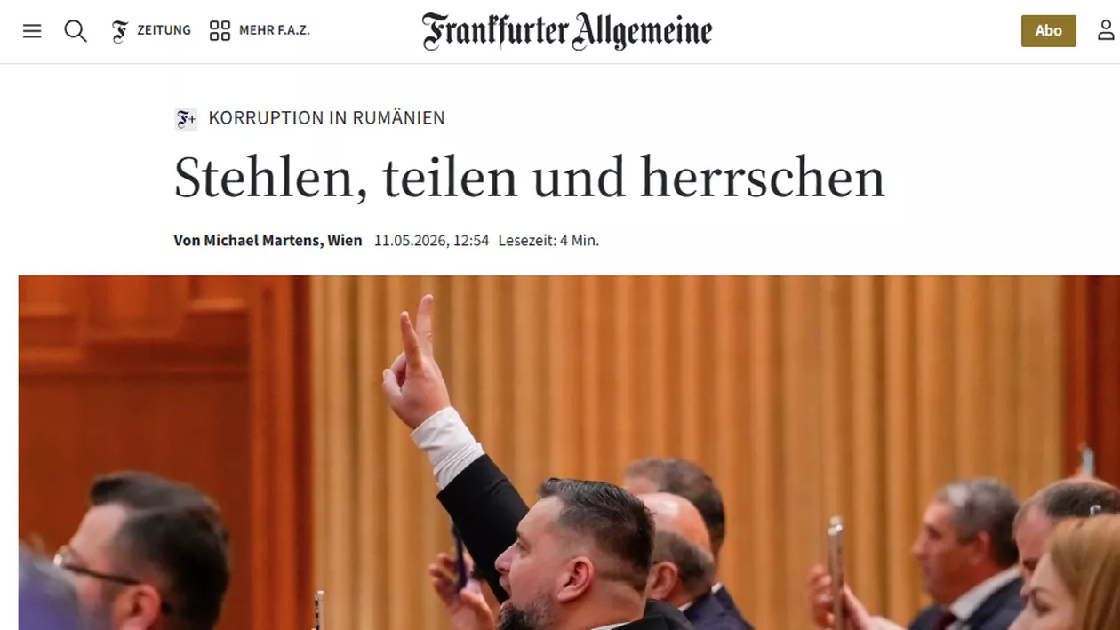 FAZ despre PSD și căderea Guvernului Bolojan: „A fura, a împărți și a conduce”. Dan Motreanu acuză că social-democrații au blocat reformele pentru a-și proteja clientela