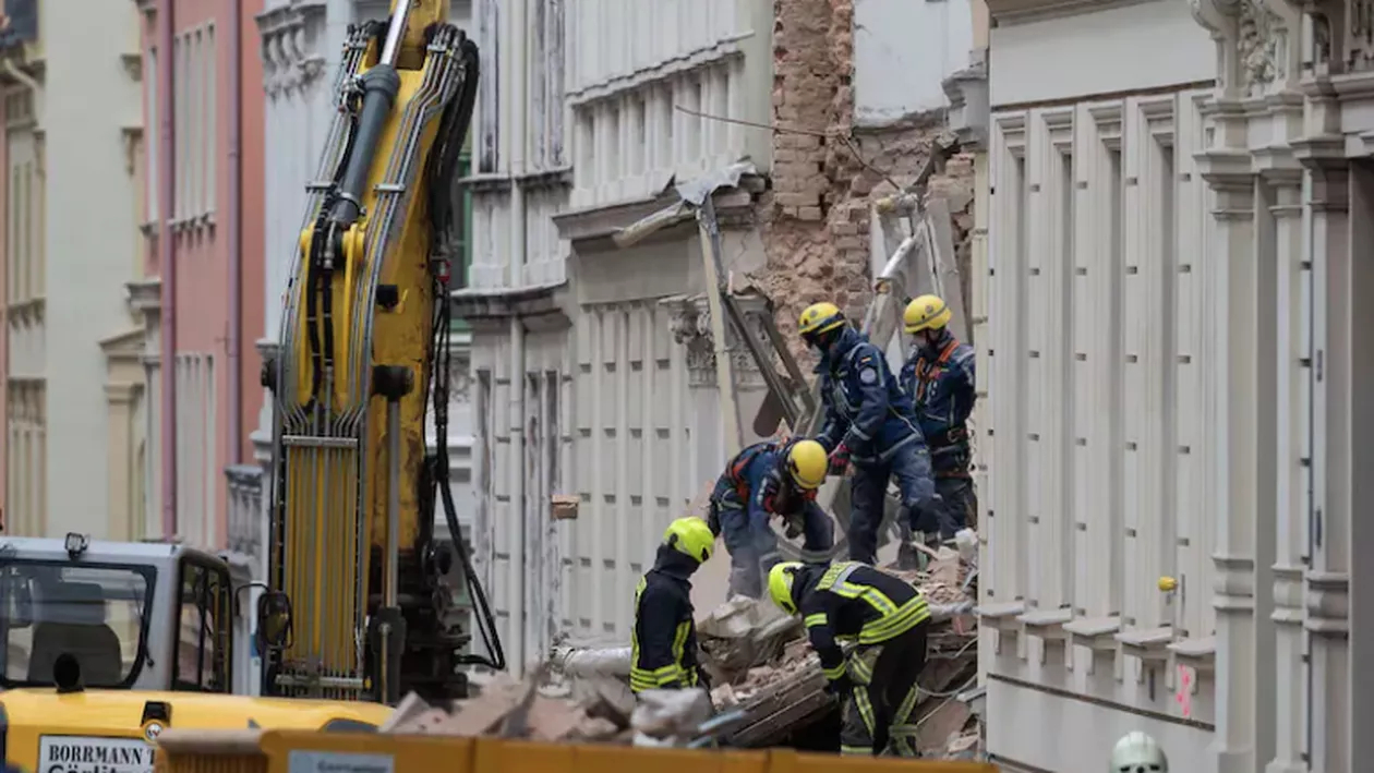 Tragedie în Germania. A fost găsită și a doua turistă româncă dispărută sub dărâmăturile clădirii prăbușite din Gorlitz