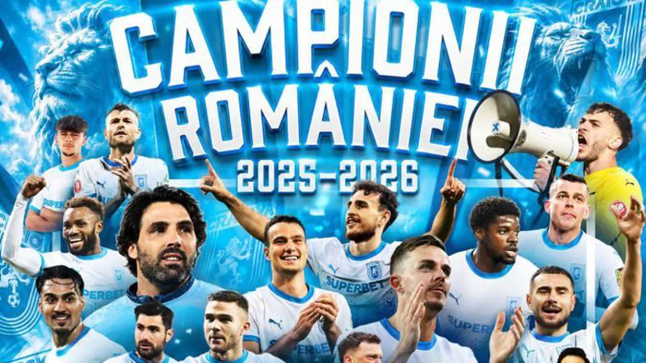 Universitatea Craiova, din nou campioană a României după 35 de ani (VIDEO, FOTO)