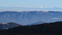 Fenomen impresionant: Cel mai înalt vârf din Făgăraș, vizibil recent de la zeci de kilometri de Cluj