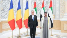 Klaus Iohannis s-a întâlnit cu preşedintele Emiratelor Arabe Unite, Alteţa Sa Şeicul Mohamed Al-Nahyan, la Palatul Prezidențial (VIDEO)