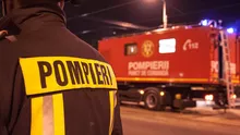 Incendiu puternic la o casă din Vaslui. Într-o cameră se afla un bărbat în comă alcoolică