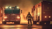 Intervenție de amploare după ce un incendiu a izbucnit la un depozit din Ilfov