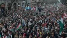 Protest la Budapesta împotriva regimului Orban. Maghiarii s-au pronunțat în favoarea UE