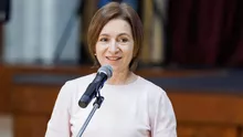 Maia Sandu: „Ne dorim foarte mult să vedem o Românie puternică și europeană”. Ce se va întâmpla cu interdicția lui George Simion în Republica Moldova, dacă va câștiga alegerile (VIDEO)