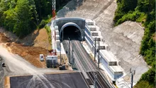 Astăzi se inaugurează tunelul feroviar Bătuța, din Arad. Are 650 de metri