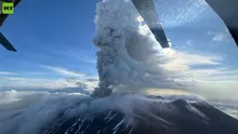 Vulcanul Krașeninnikov a erupt pentru prima dată în 450 de ani. Activitate seismică intensă în regiune (VIDEO)