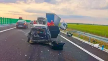 Accident teribil pe Drumul Expres Craiova-Pitești. În urma impactului au rezultat trei victime! Ce au transmis autoritățile