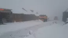 Transfăgărășanul, închis din cauza ninsorii! Stratul de zăpadă a ajuns la 30 de centimetri (FOTO)